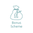 bonus-scheme icon for bonus scheme